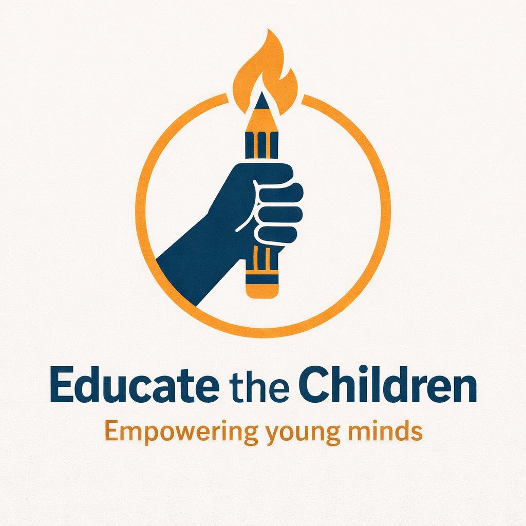 Educate the Children torch emblem